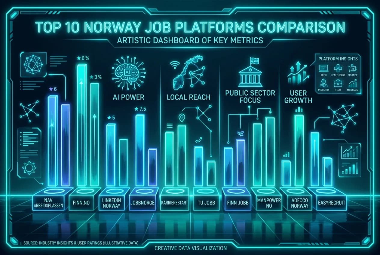 Comparison Table: Top 10 Norway Job Platforms 2026
