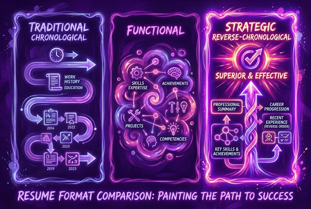 Revealing the "ONLY" Format: The Strategic Reverse-Chronological Resume